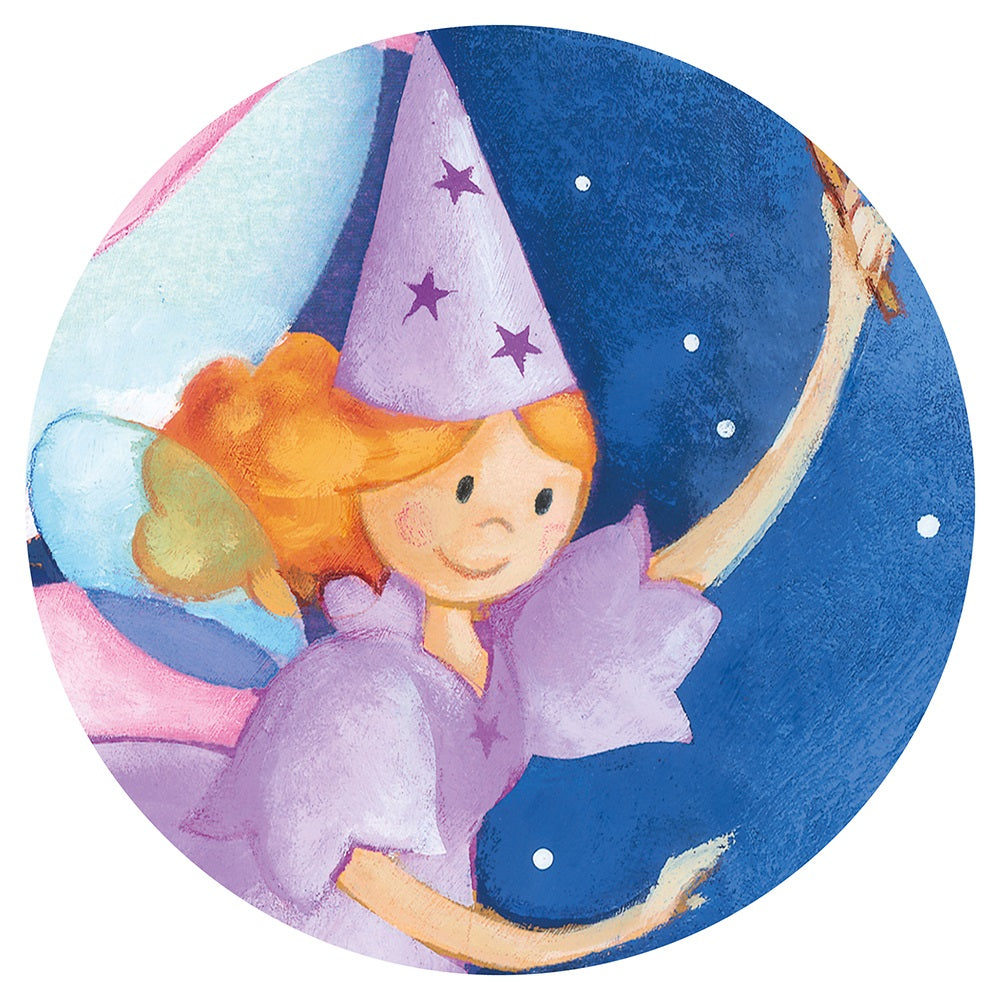Djeco Silouhette Puzzles The fairy and the unicorn - 36 pcs