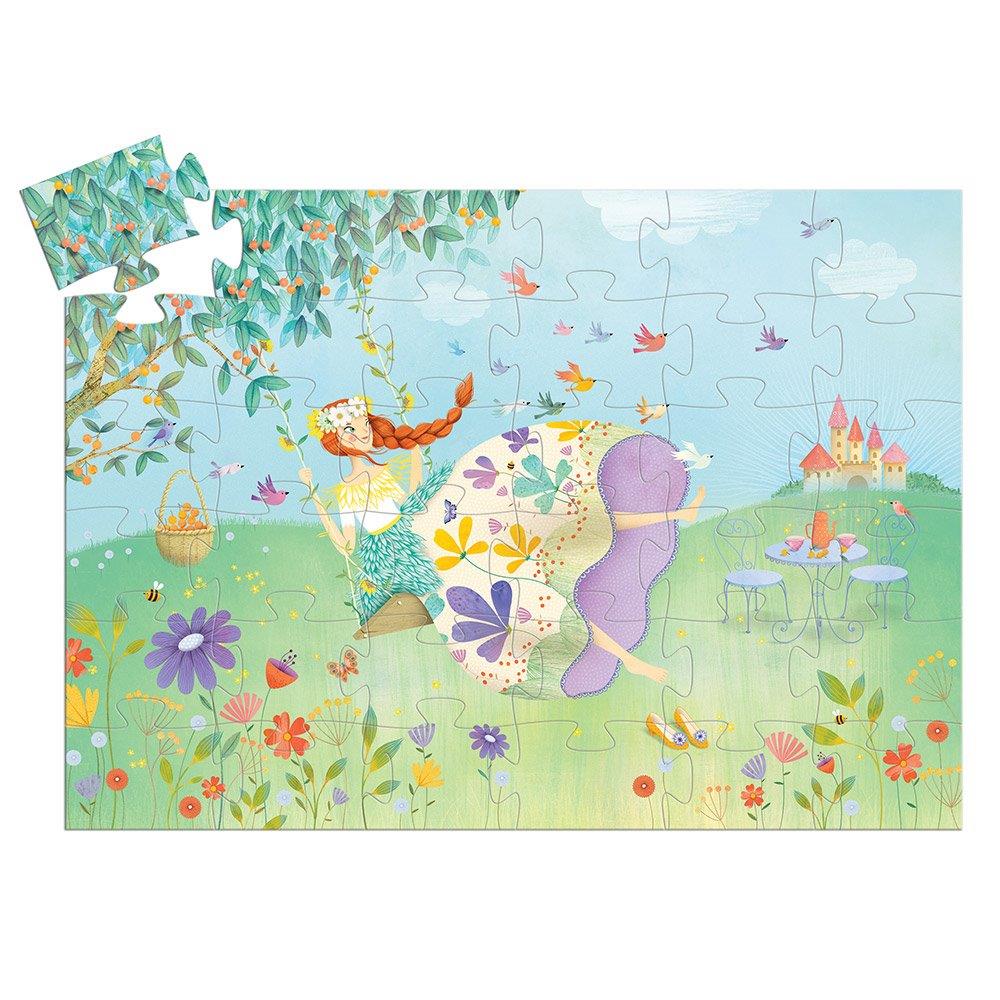 Djeco Silouhette Puzzles The princess of spring 36PCS