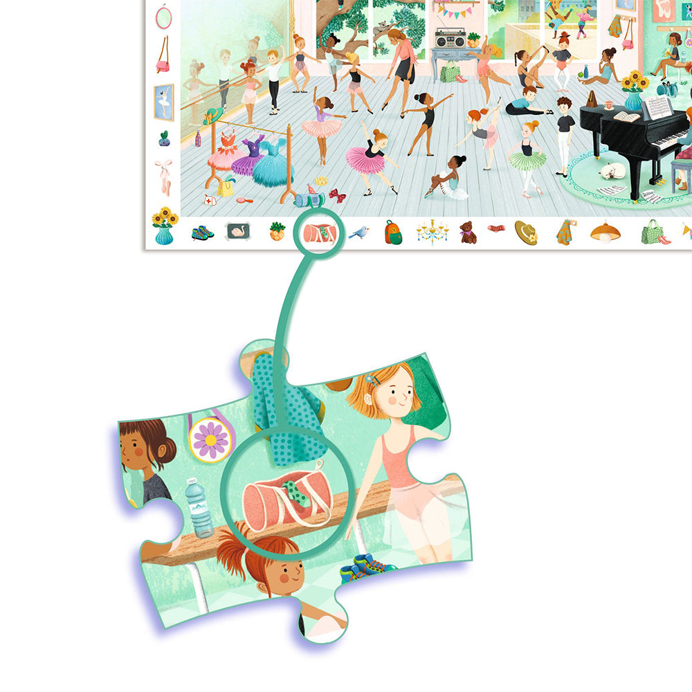 Djeco The dance school - 100 pcs