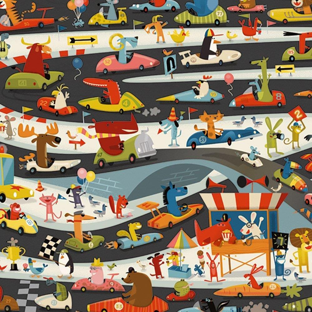 Djeco Puzzles - Observation puzzles Car rally - 54 pcs FSC MIX