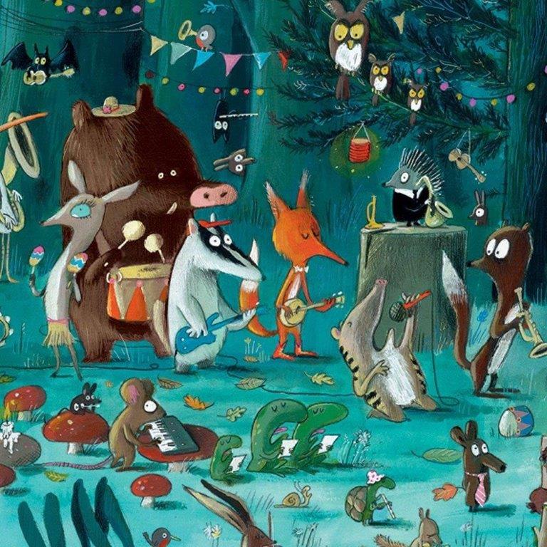 Djeco Observation puzzles The orchestra - 35pcs - FSC MIX