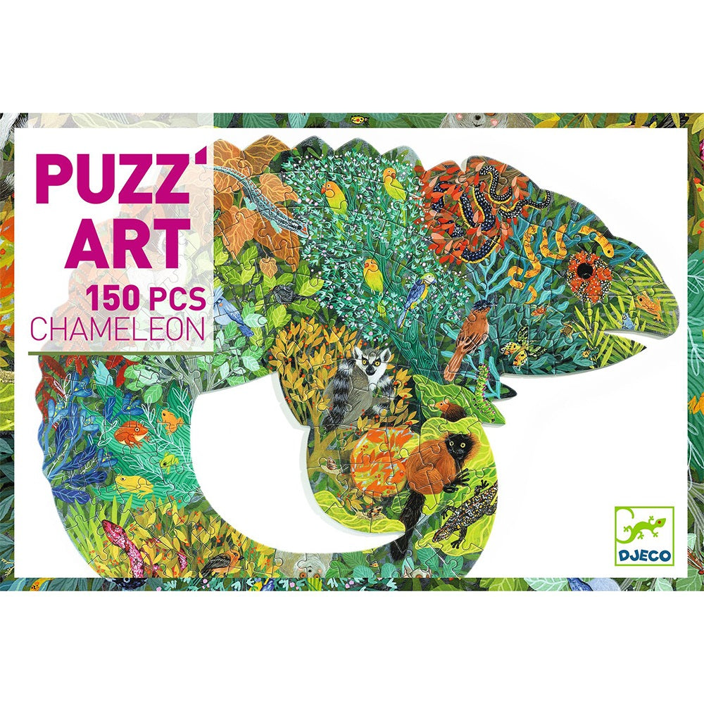 Djeco Puzzles - Puzzart Chameleon - 150 pcs FSC MIX