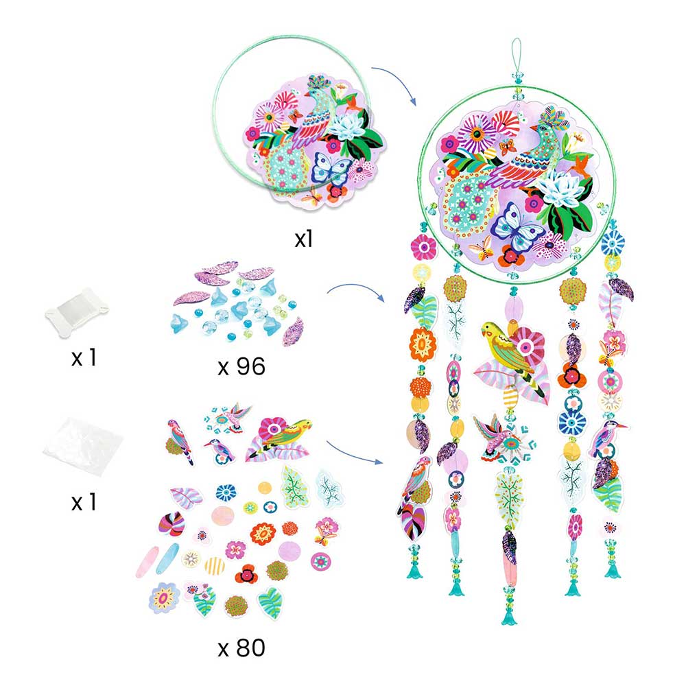 Djeco Art and craft Create Paradise bird