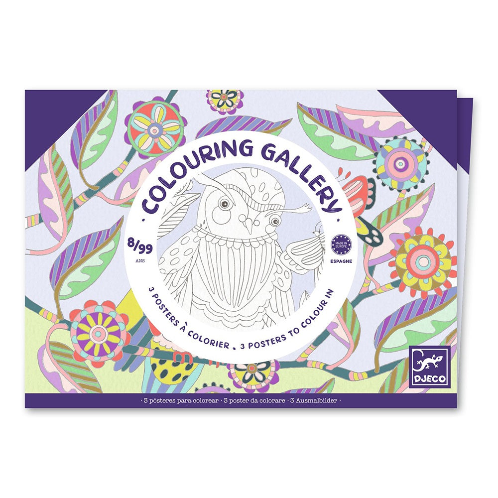 Djeco Colouring Gallery Birds