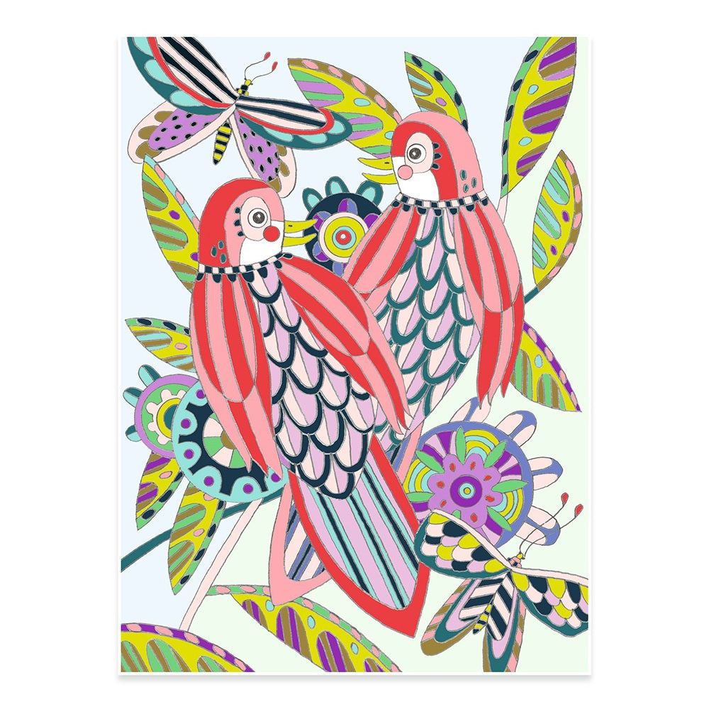 Djeco Colouring Gallery Birds