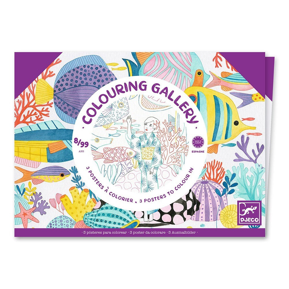 Djeco Colouring Gallery Japan