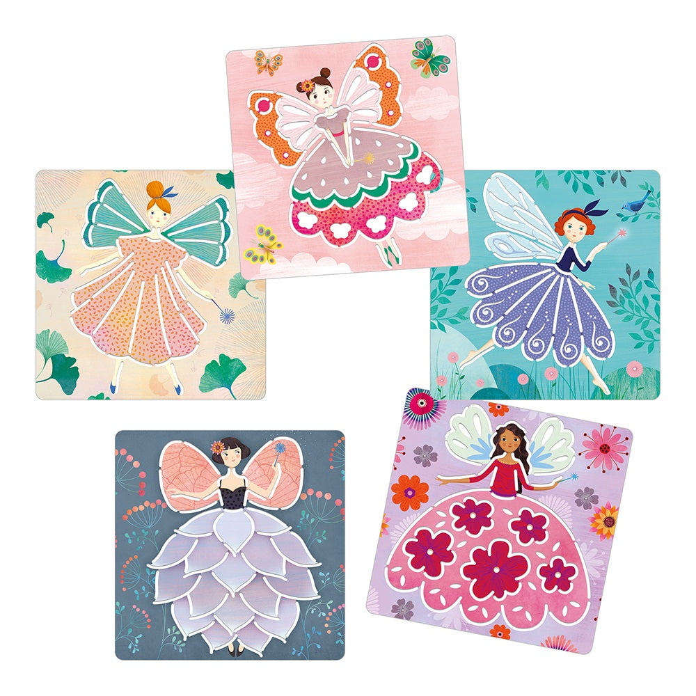 Stencils Fairies by Djeco