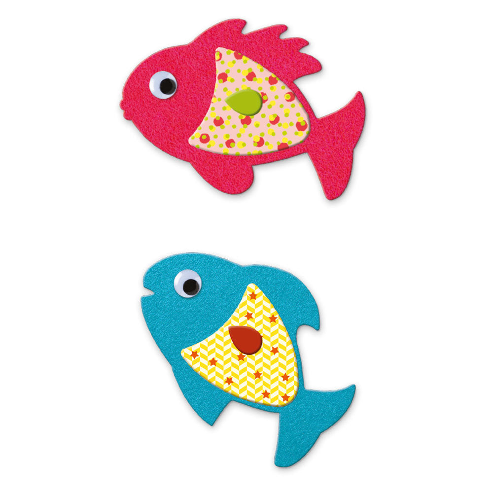 Djeco Small gift for little ones - Stickers I love fishes