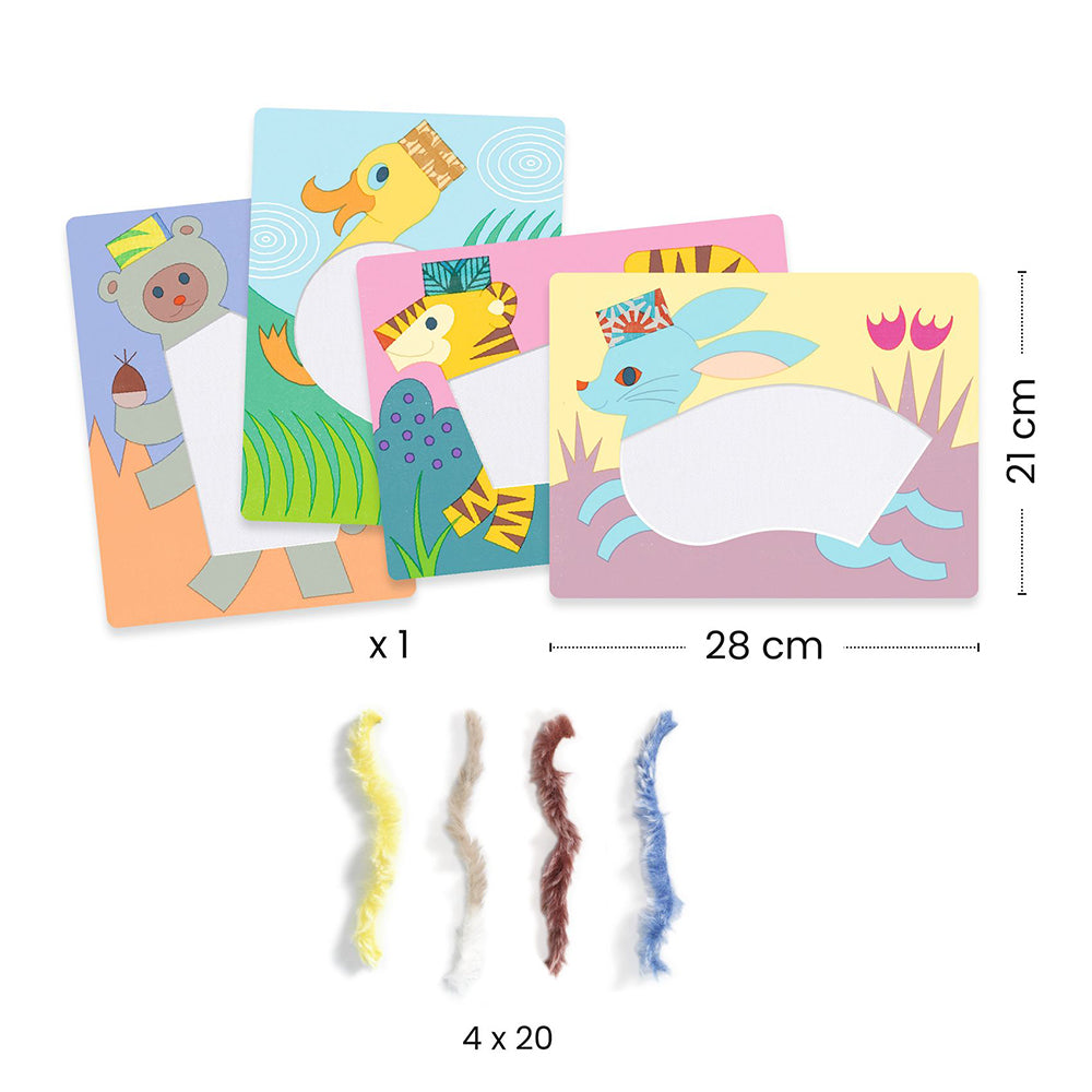 Djeco Wool & Velcro - With hats