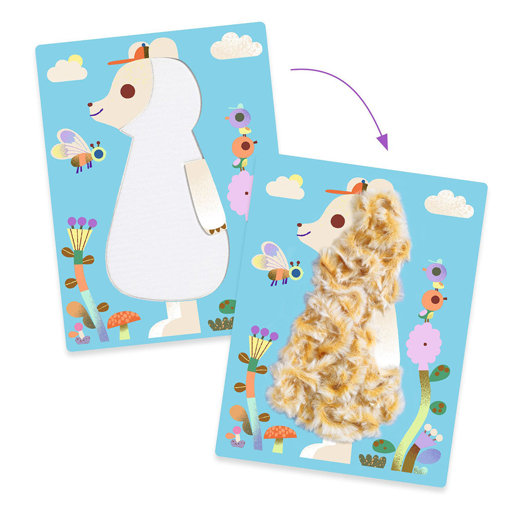 Djeco Wool & Velcro - Fluffy friends!