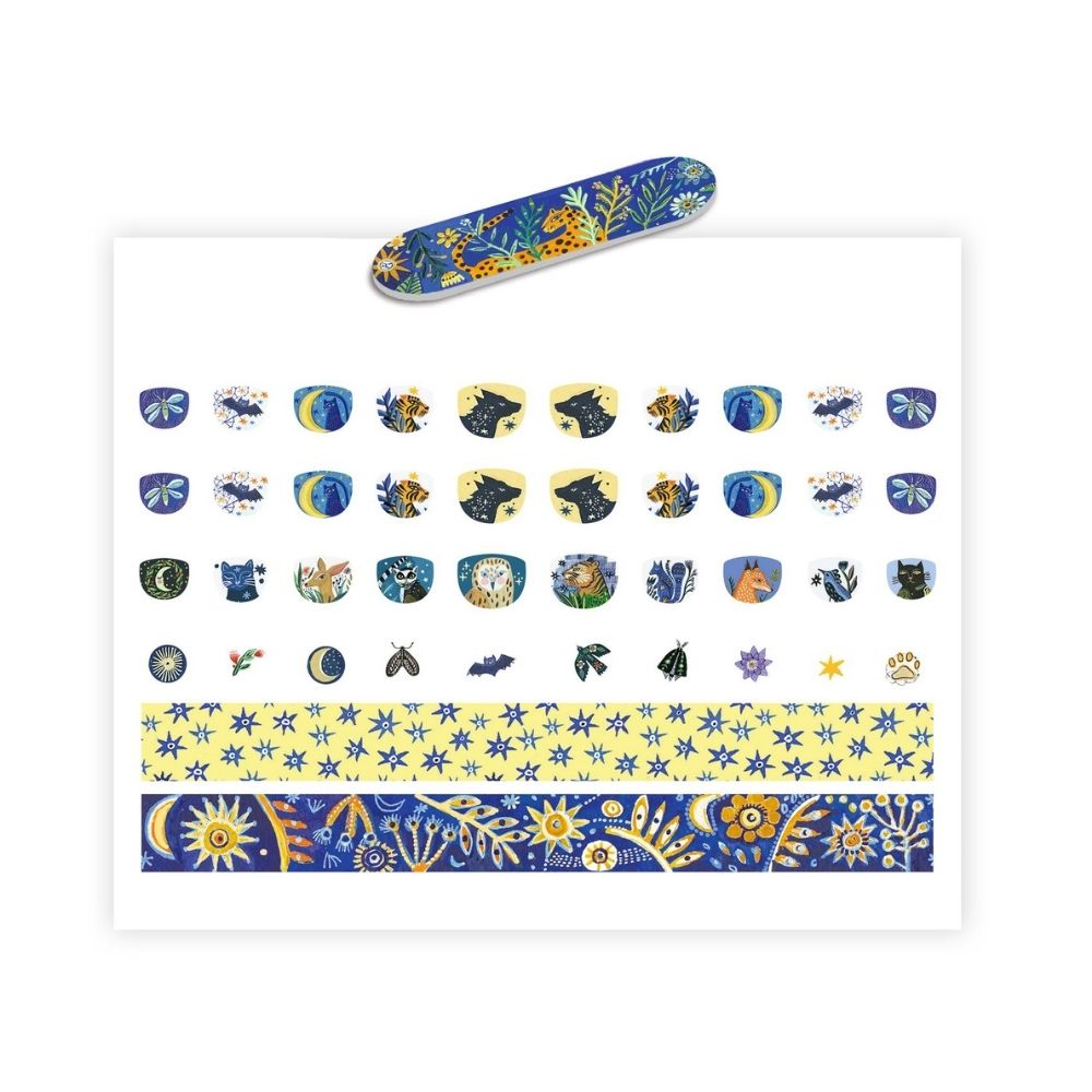 Djeco Nail Stickers Moonlight reflections