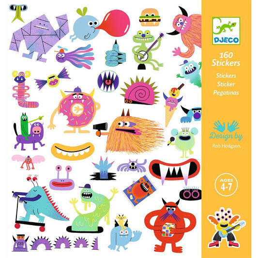 Djeco Stickers Monsters
