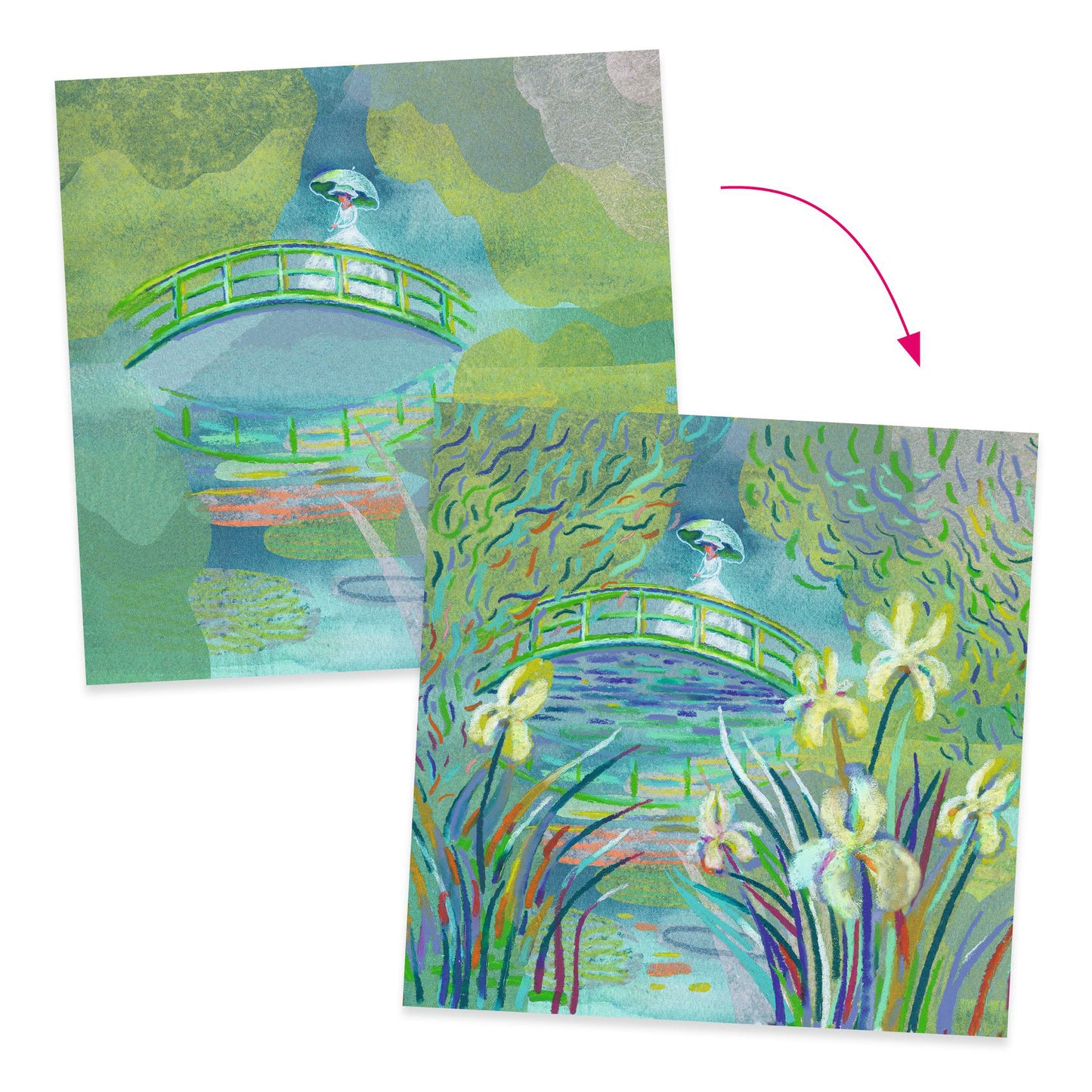 Djeco Inspired by Claude Monet On the Water Lily Pond