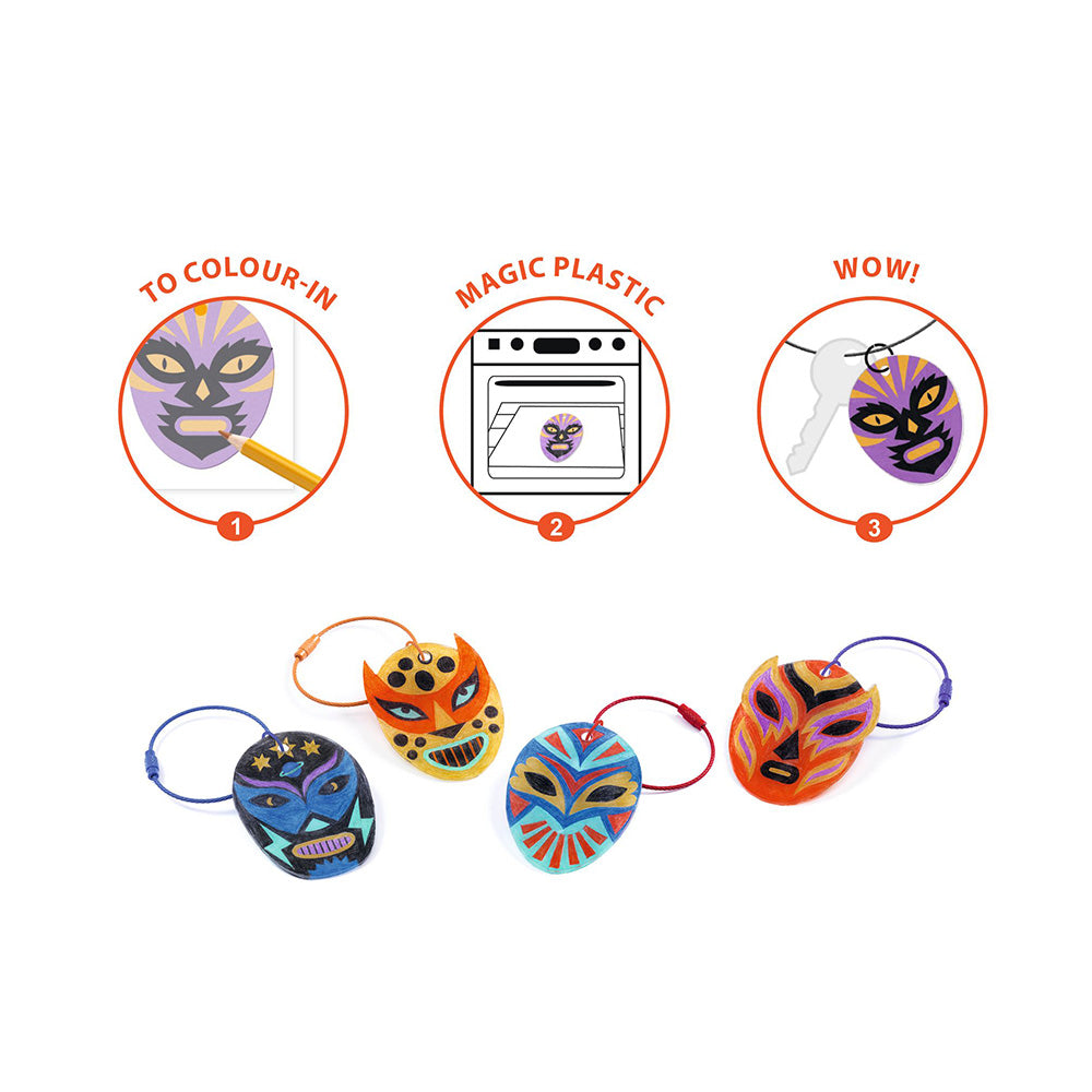 Djeco Wrestler keyring