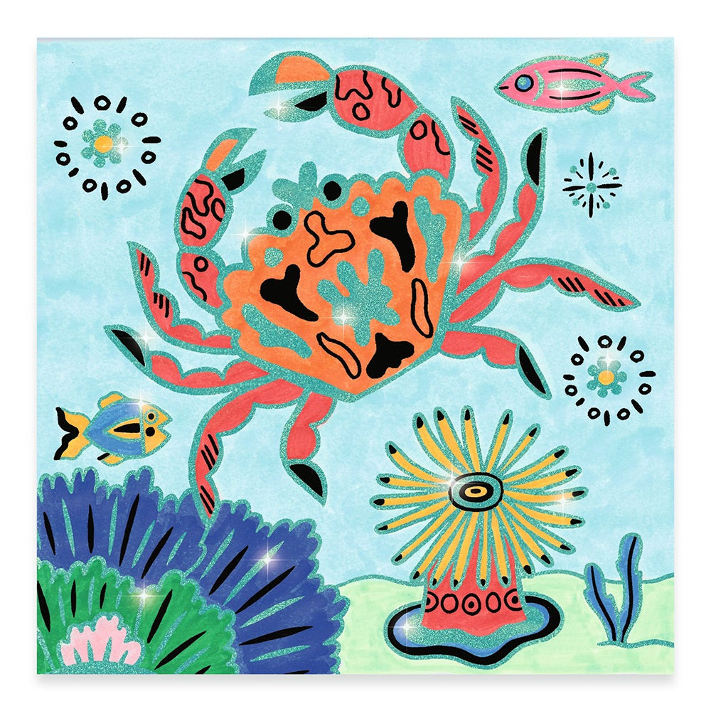 Djeco Colouring surprises Under the sea