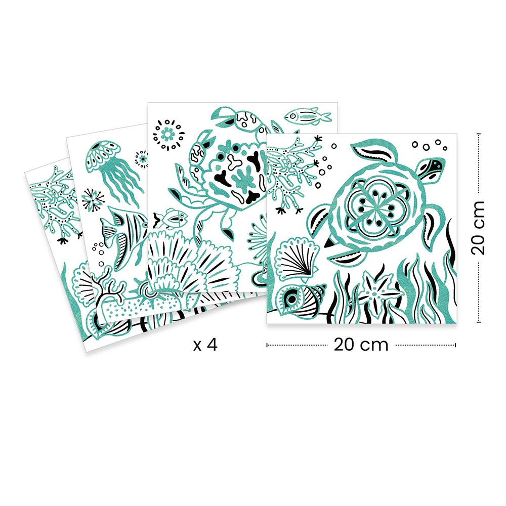 Djeco Colouring surprises Under the sea