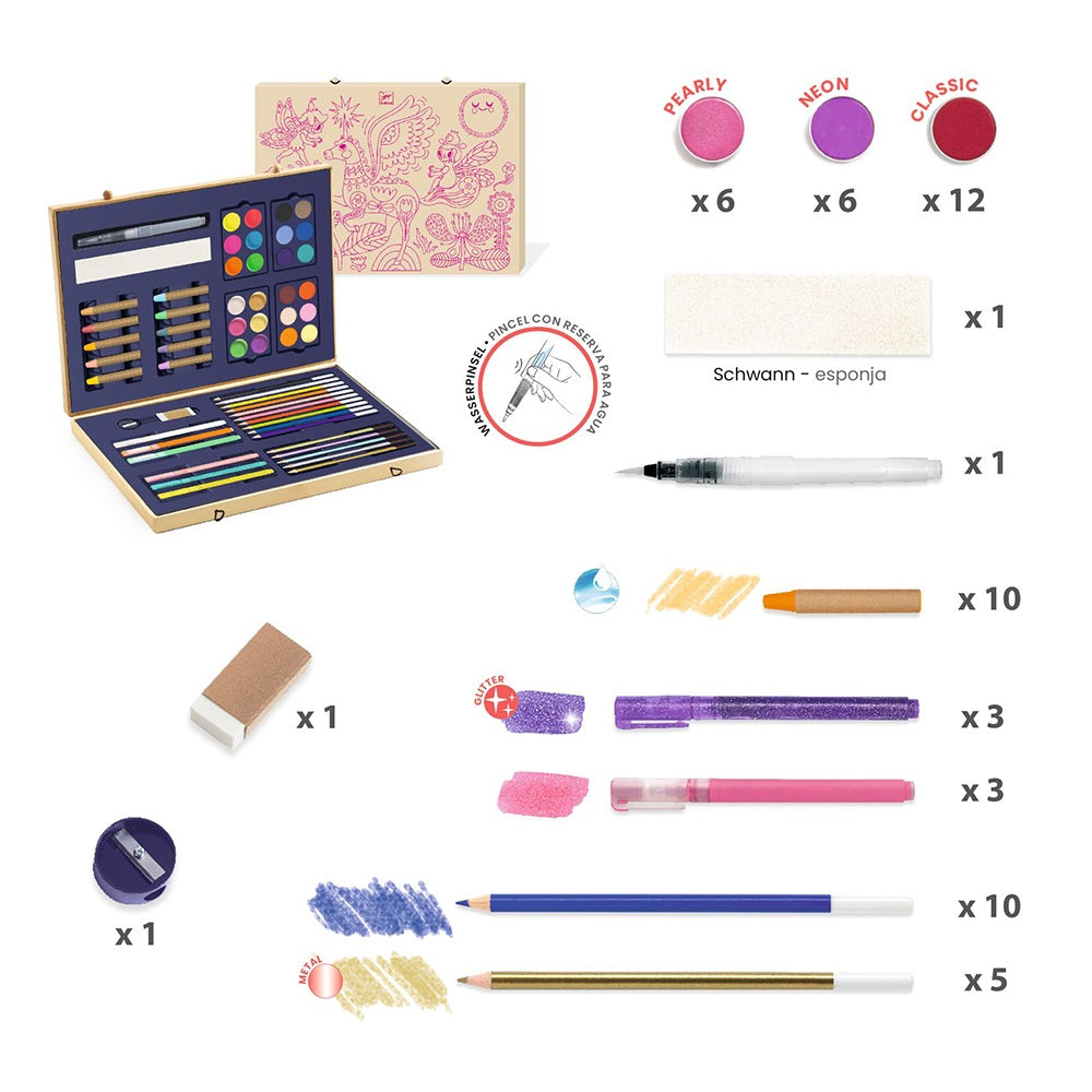 Djeco Sparkling box of colours