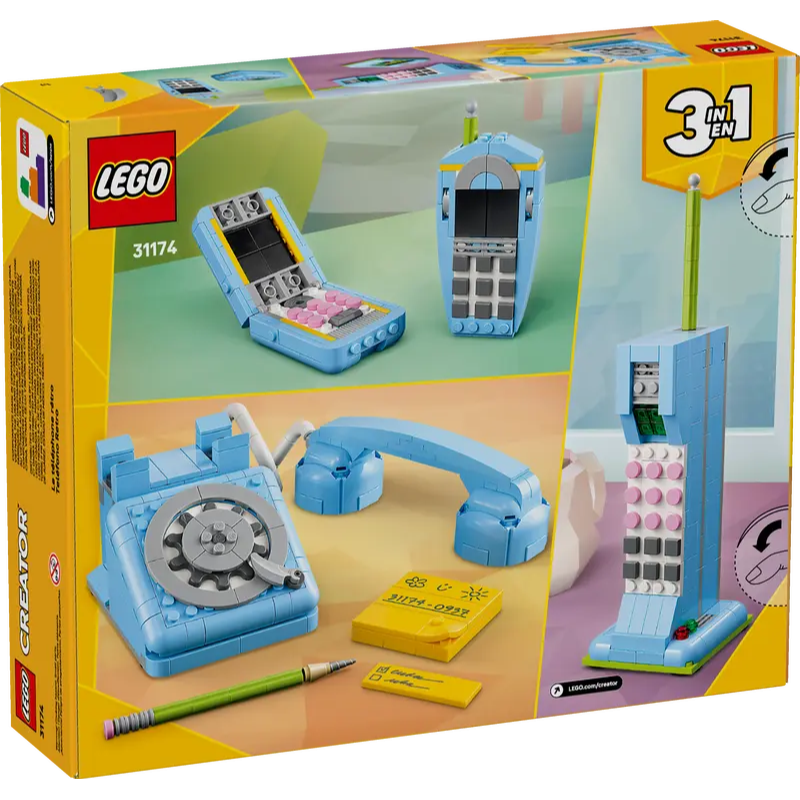Retro Telephone 31174, Lego Creator 3-in-1