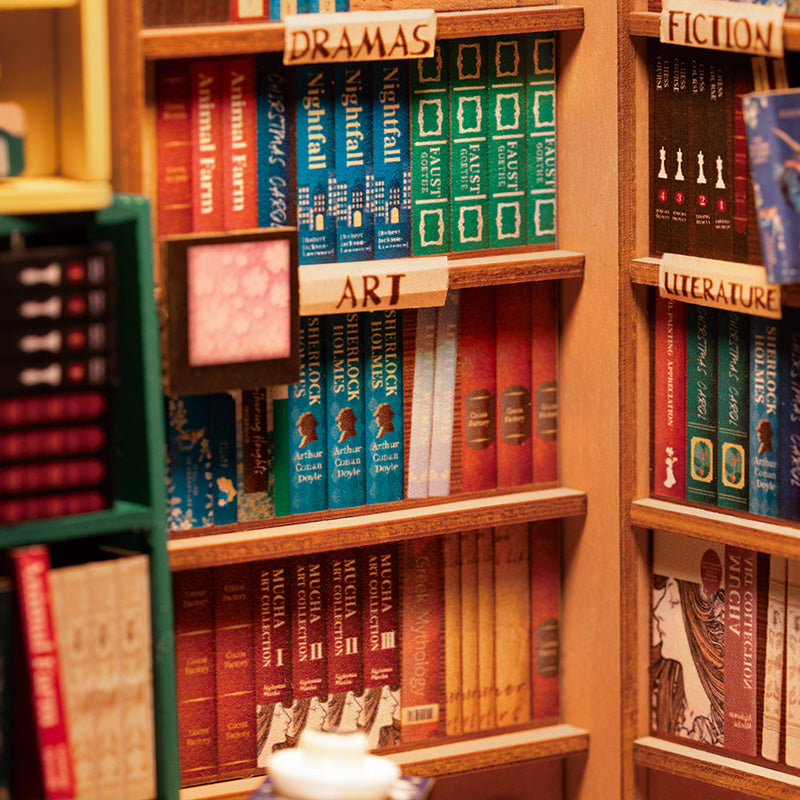 Bookstore, Rolife DIY Book Nook, TGB07