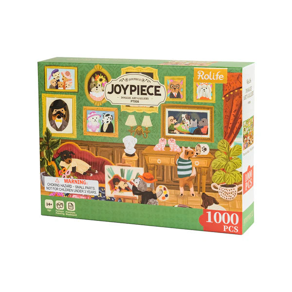Rolife Doggie Art Gallery 1000 Piece Jigsaw Puzzle PT008