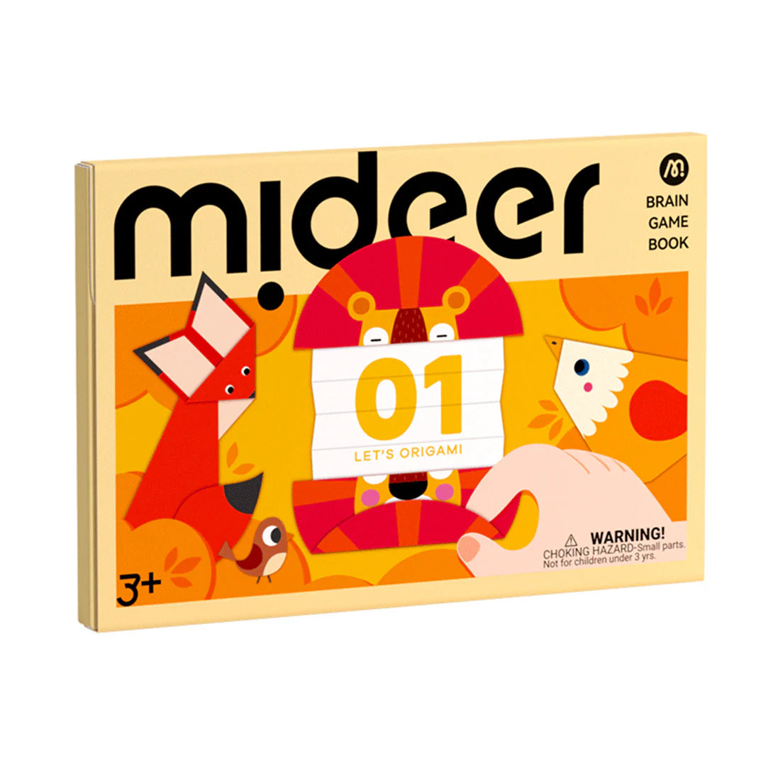 Level Up Brain Gamebook - Let's Origami Level 1, Mideer