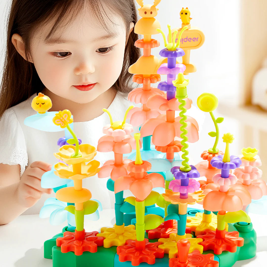 Rotating Garden Puzzle Blocks, Mideer