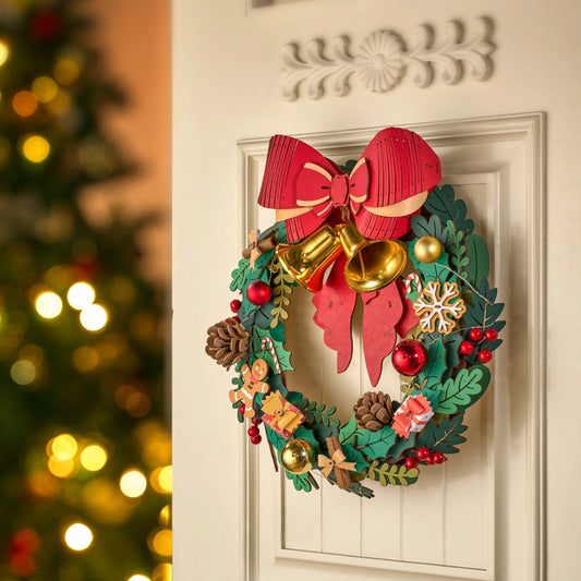 3D Wooden Puzzle: Christmas Wreath, Rolife