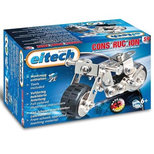 Motorcycle, Metal Construction Set for Kids 6+