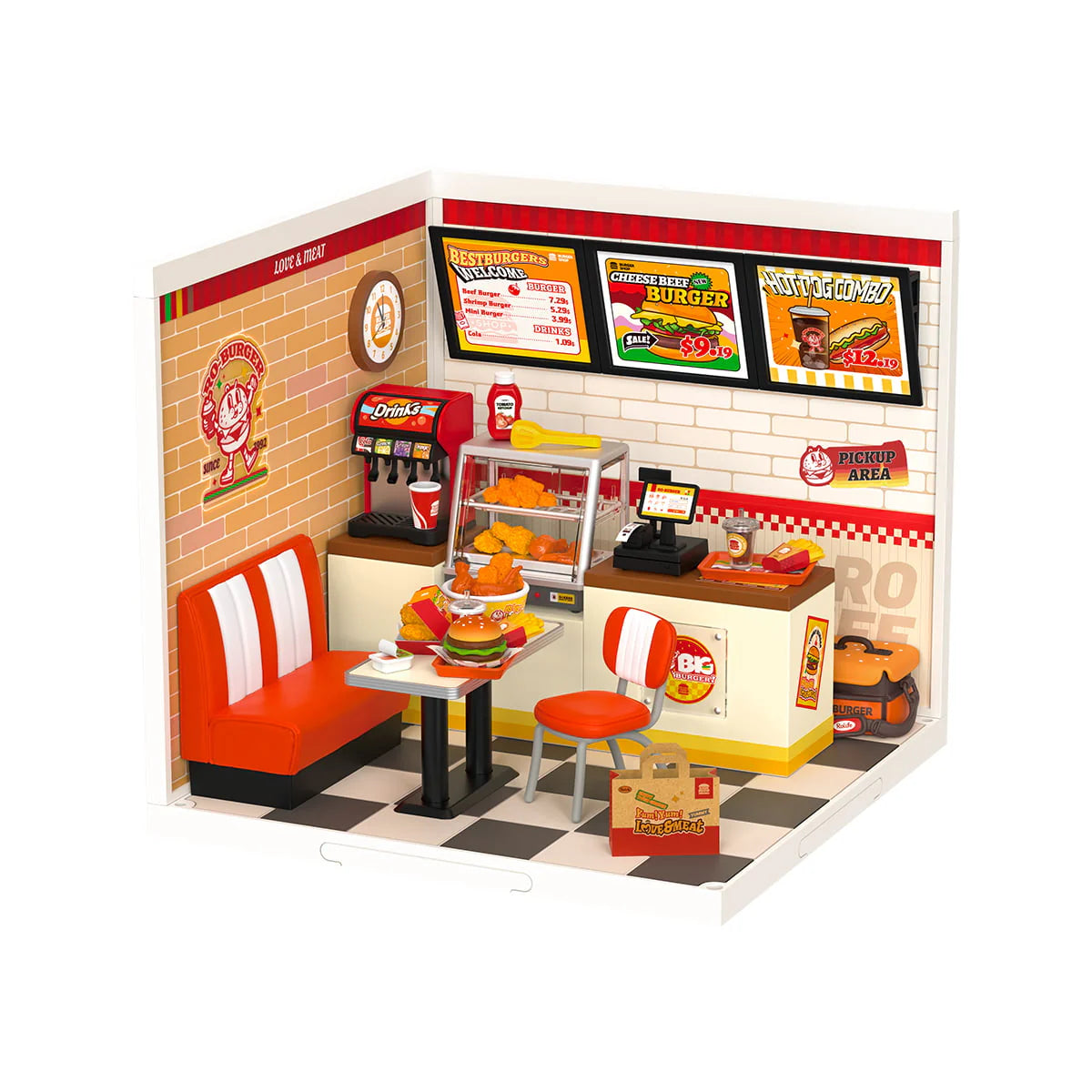Super Creator Yum Yum Burgers DW010 Rolife