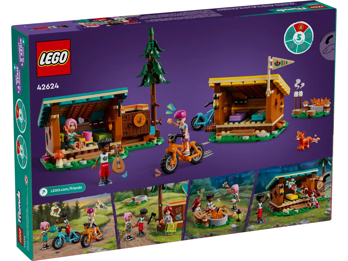 LEGO Friends Adventure Camp Cozy Cabins 42624