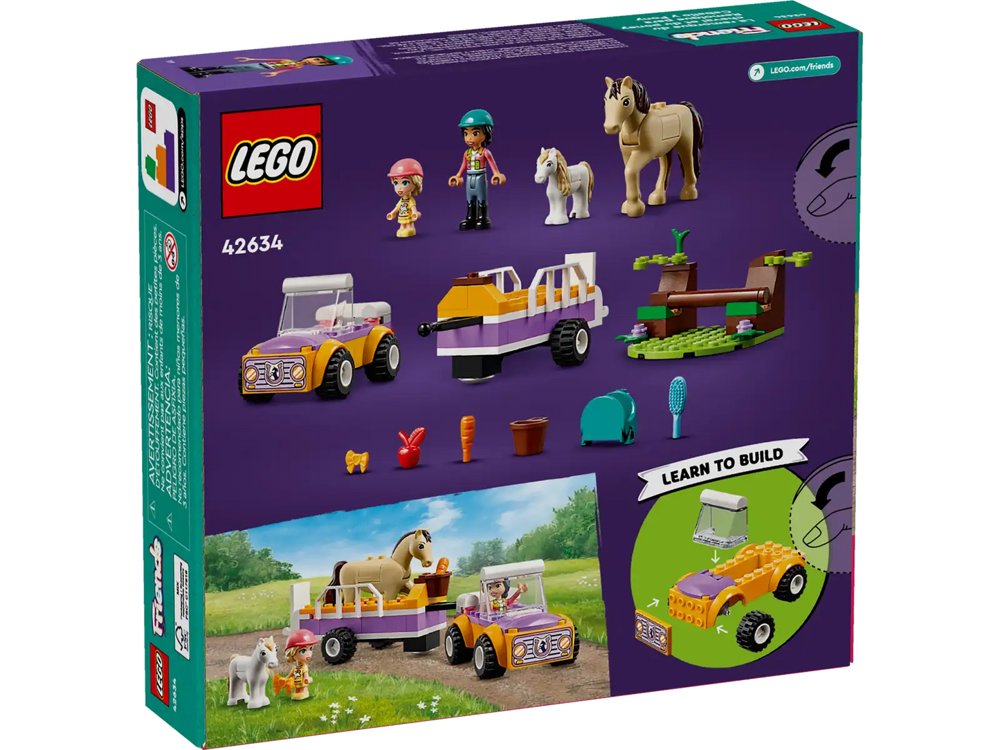 LEGO Friends Horse and Pony Trailer 42634