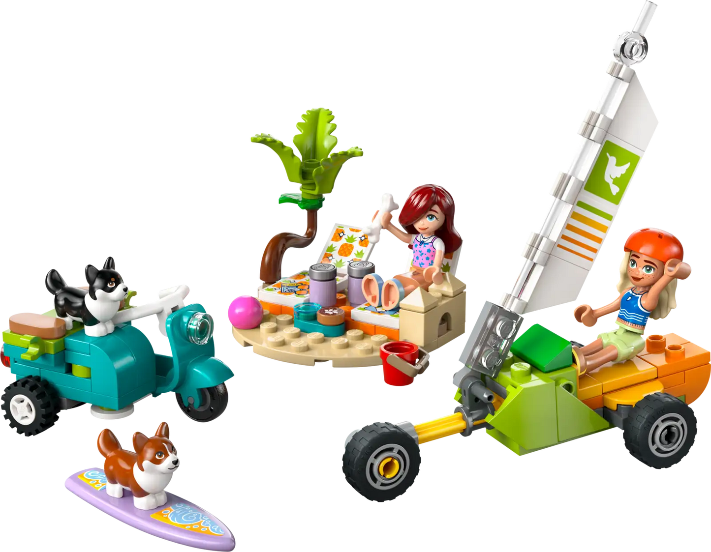 LEGO Friends Surfing Dogs and Scooter Adventure 42641