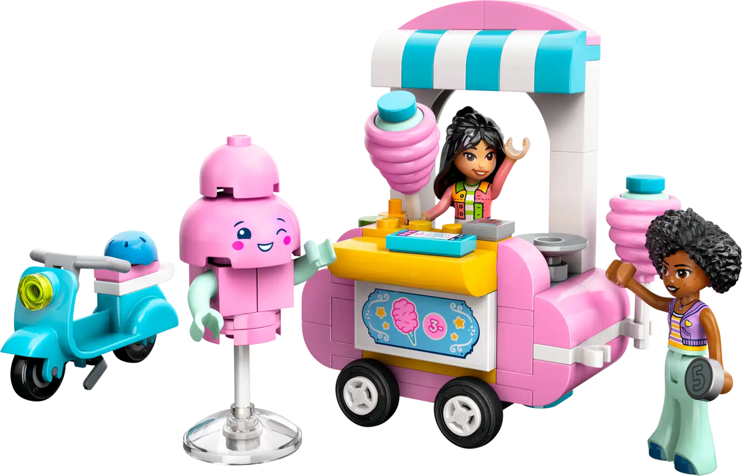 LEGO Friends Cotton Candy Stand and Scooter 42643