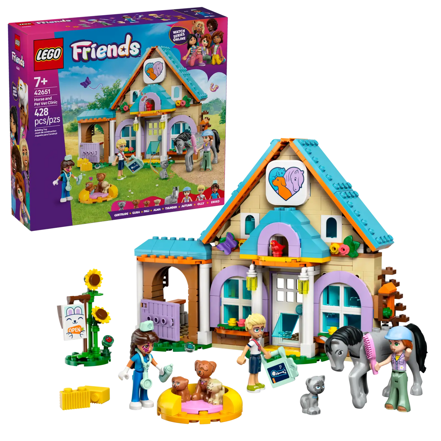 LEGO Friends Horse and Pet Vet Clinic 42651