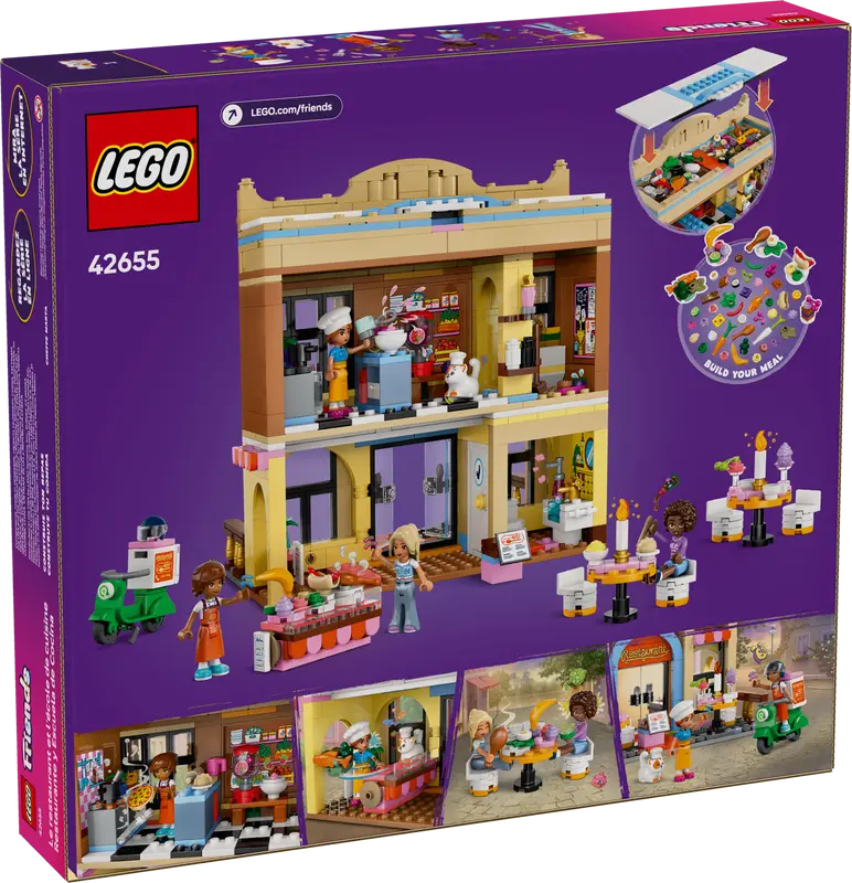 LEGO Friends Restaurant and Cooking School 42655