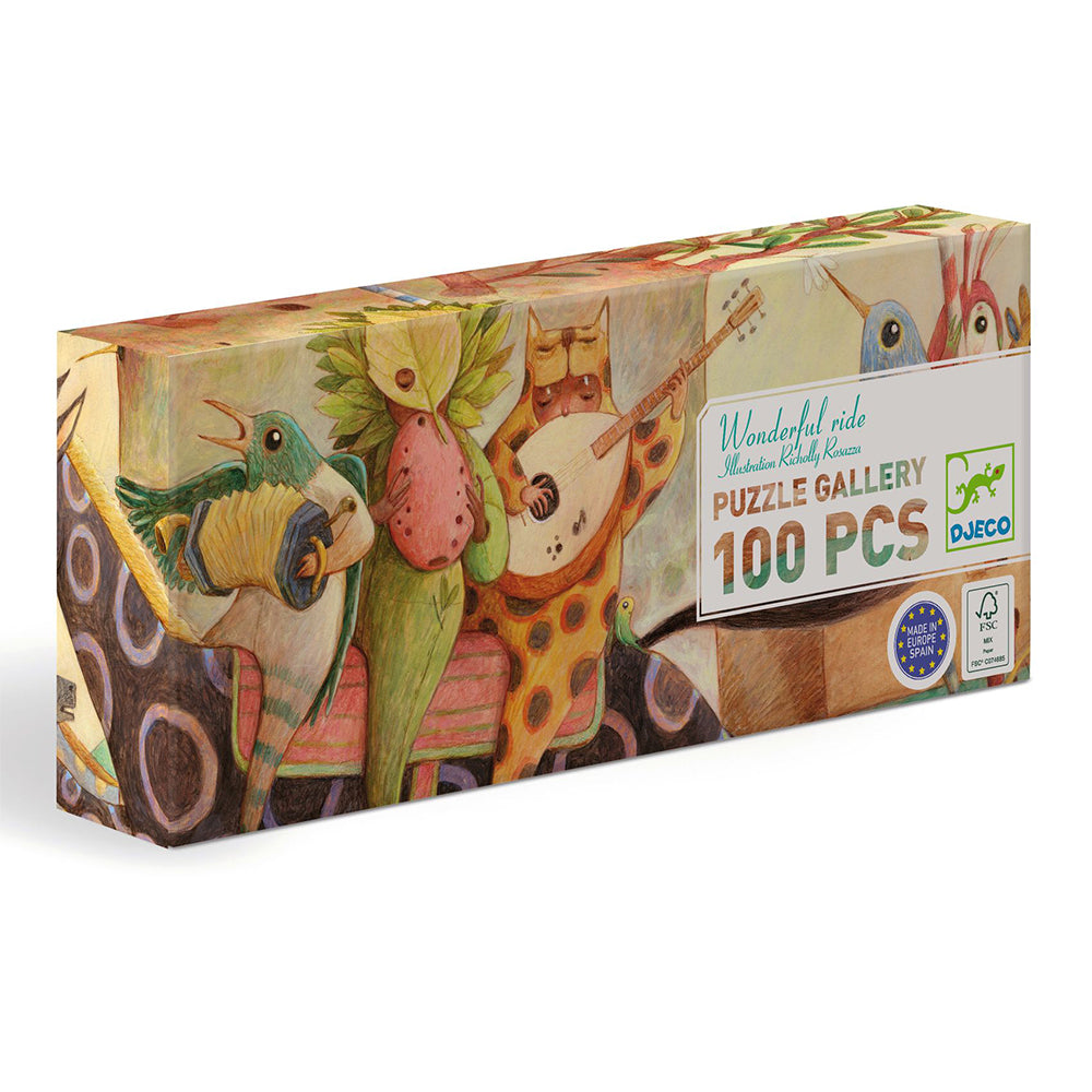 Djeco Wonderful ride - 100 pcs puzzle