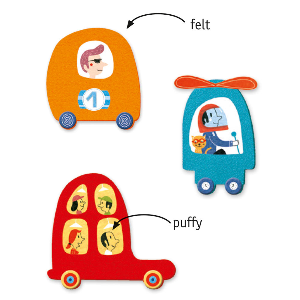 Djeco Small gift for little ones - Stickers I love cars