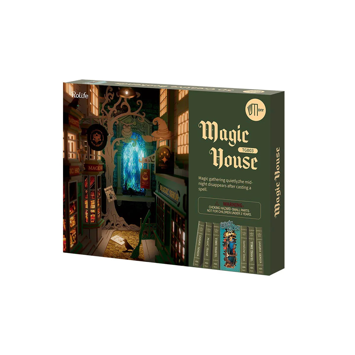 Magic House, Rolife DIY Book Nook, TGB03