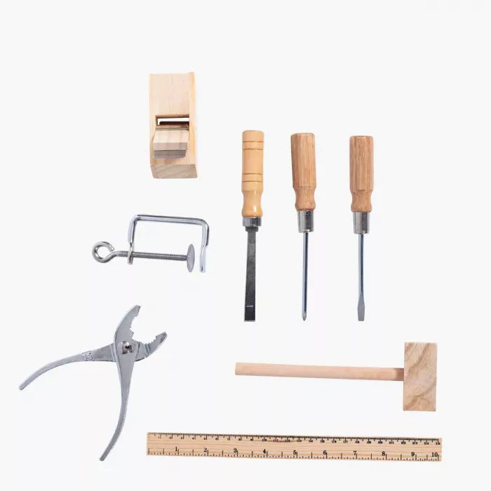 Large tool box set (14 tools), Moulin Roty