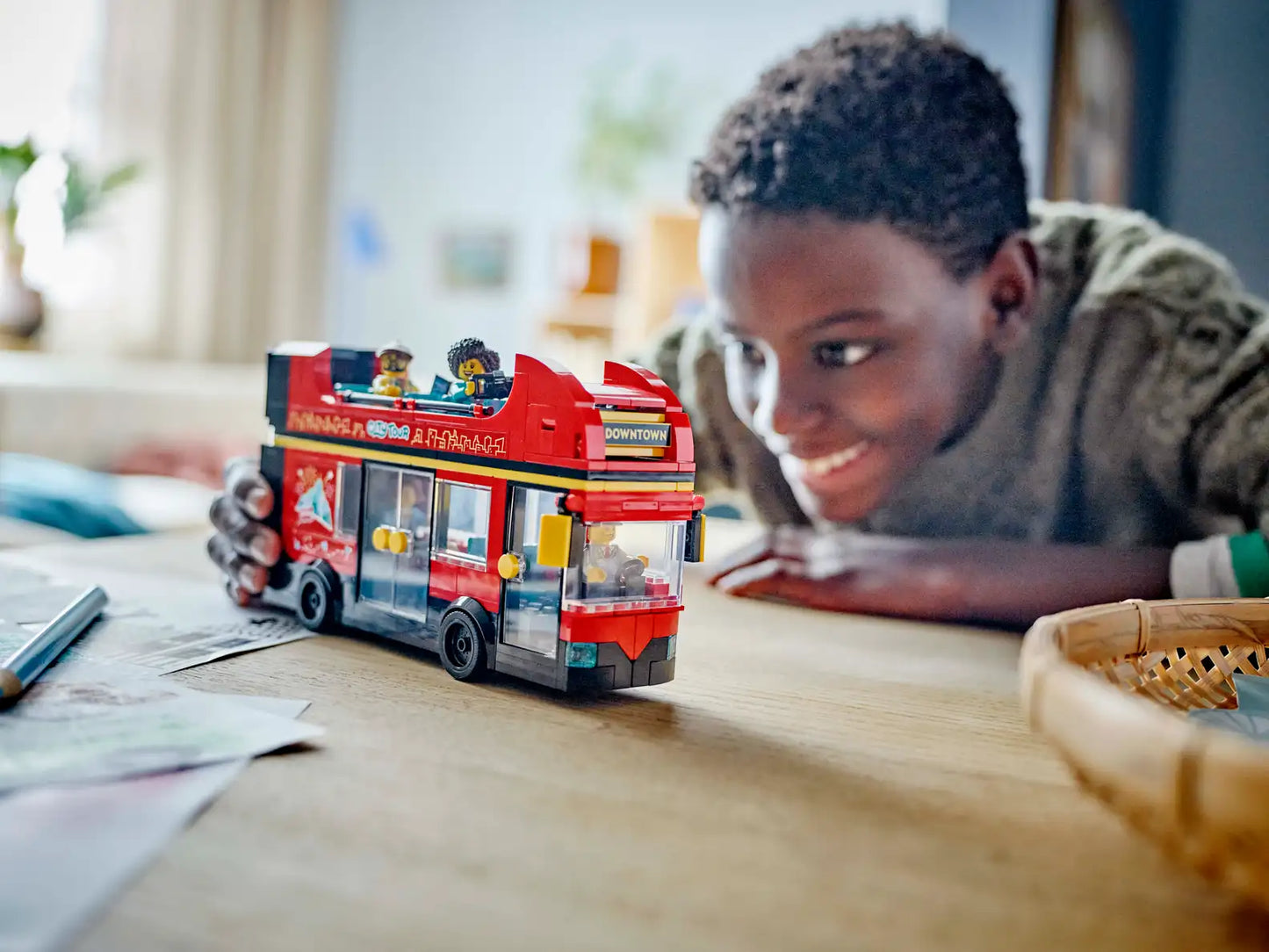 LEGO® City Red Double-Decker Sightseeing Bus toy 60407