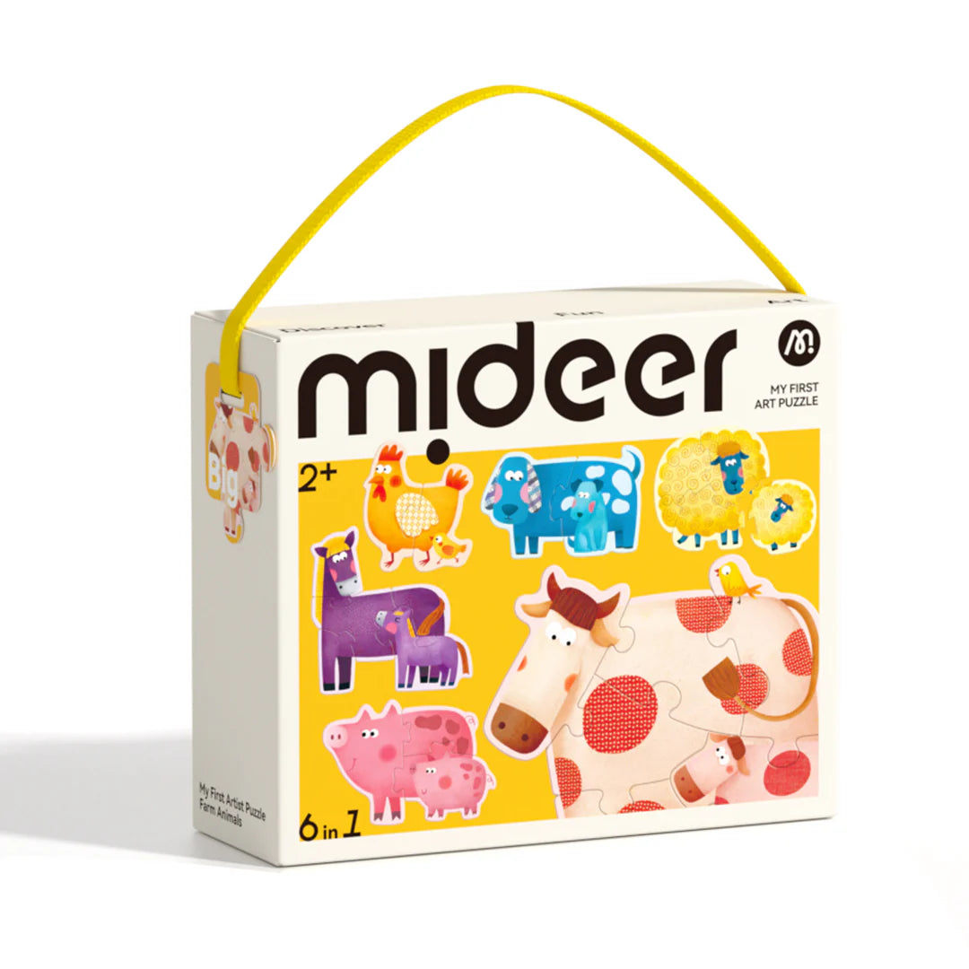 My First Artist Puzzle - Farm animals, Mideer