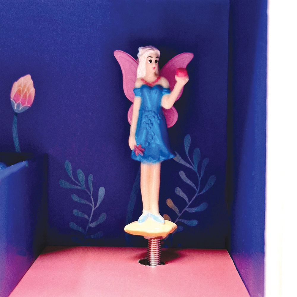 Svoora Musical Jewelry Book 'Dragon Girl' with Drawers, Music, Wide Mirror & Ring Holder