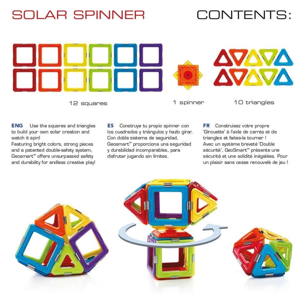 Magnetic Solar Spinner, Geosmart