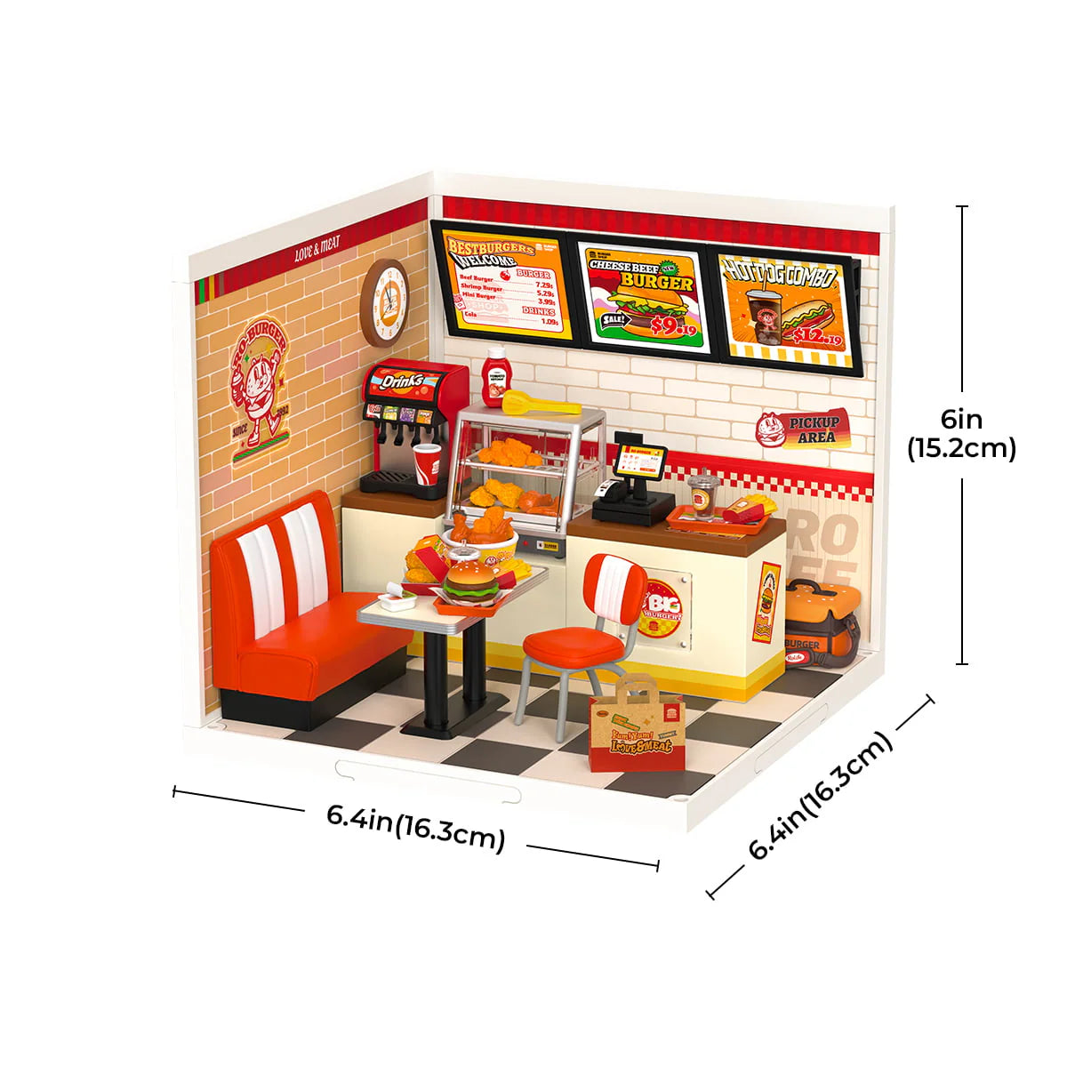 Super Creator Yum Yum Burgers DW010 Rolife