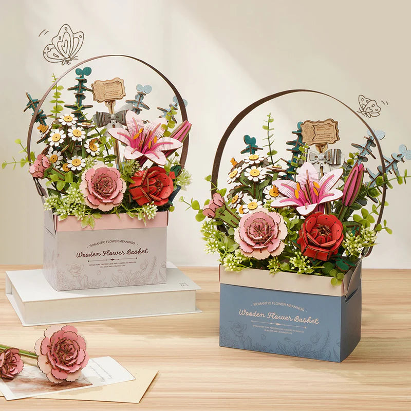 Rowood Wooden Flower Basket TW03H