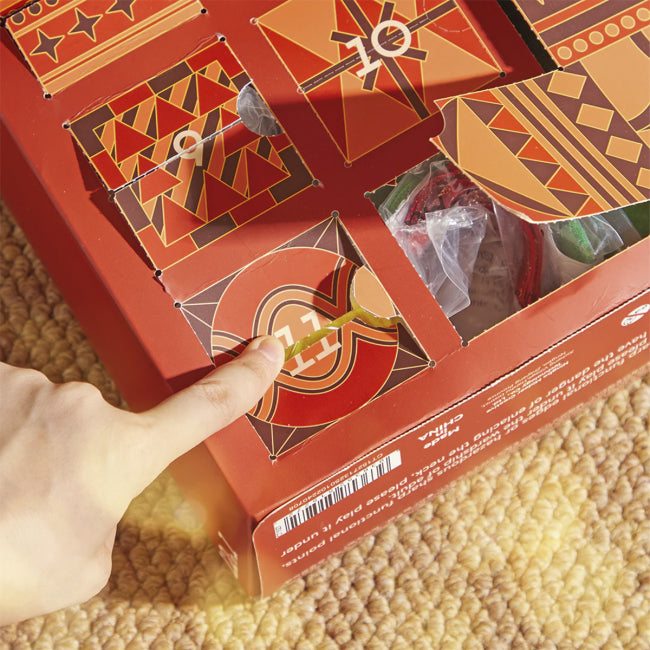 Christmas DIY Advent Calendar Poke Fun, Mideer