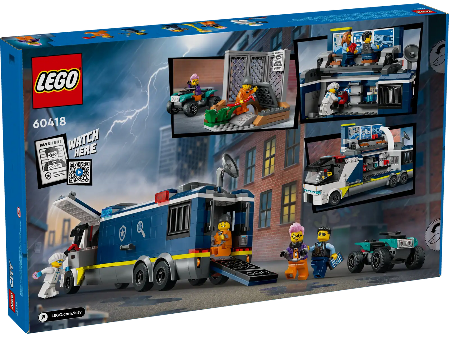 LEGO City Police Mobile Crime Lab Truck 60418