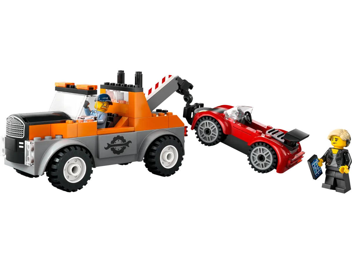LEGO City Tow Truck and Sports Car Repair 60435