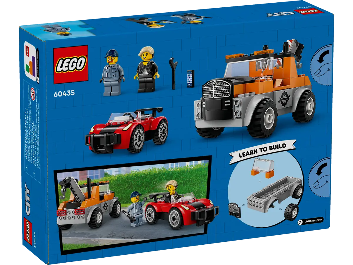 LEGO City Tow Truck and Sports Car Repair 60435