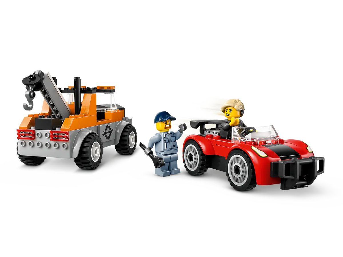 LEGO City Tow Truck and Sports Car Repair 60435